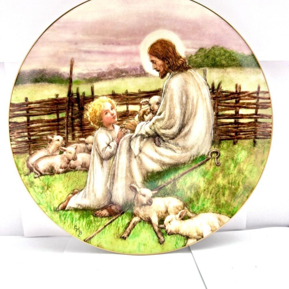 LORD IS MY SHEPARD Beloved Hymns Of Childhood Cicely Barker Plate No. 17425 C